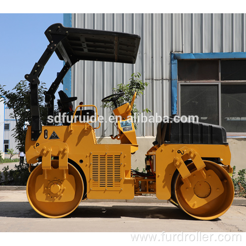 3 Ton Tandem Drum Mini Asphalt Roller for Sale (FYL-203H)